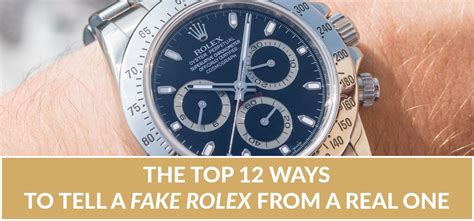 how can i tell if my rolex is genuine|how to detect a fake rolex.